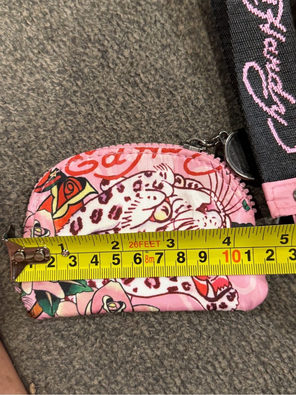 Ed Hardy Pink and Black Wristlet Keychain Set - Picture 10 of 10